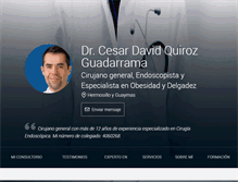 Tablet Screenshot of drquiroz.com